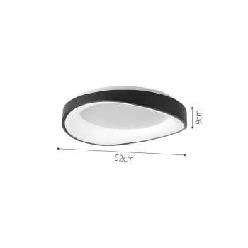 InLight Πλαφονιέρα οροφής LED 72W 3CCT (by tuya) από λευκό μέταλλο και ακρυλικό D:52cm (42033-White) InLight Πλαφονιέρα οροφής LED 72W 3CCT (by tuya) από λευκό μέταλλο και ακρυλικό D:52cm (42033-White)