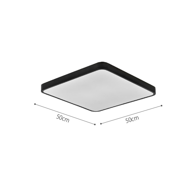 InLight Πλαφονιέρα οροφής LED 96W 3CCT (by switch on base) από λευκό μέταλλο και ακρυλικό D:50cm (42034-White) InLight Πλαφονιέρα οροφής LED 96W 3CCT (by switch on base) από λευκό μέταλλο και ακρυλικό D:50cm (42034-White)