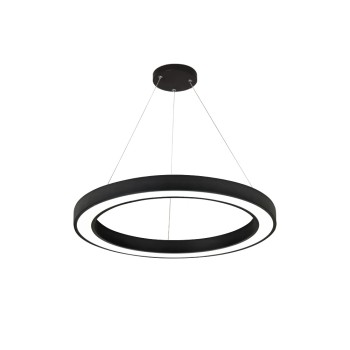 InLight Κρεμαστό φωτιστικό LED 88W 3CCT (by switch on base) σε μαύρη απόχρωση D:80cm (6073-80-BL) InLight Κρεμαστό φωτιστικό LED 88W 3CCT (by switch on base) σε μαύρη απόχρωση D:80cm (6073-80-BL)