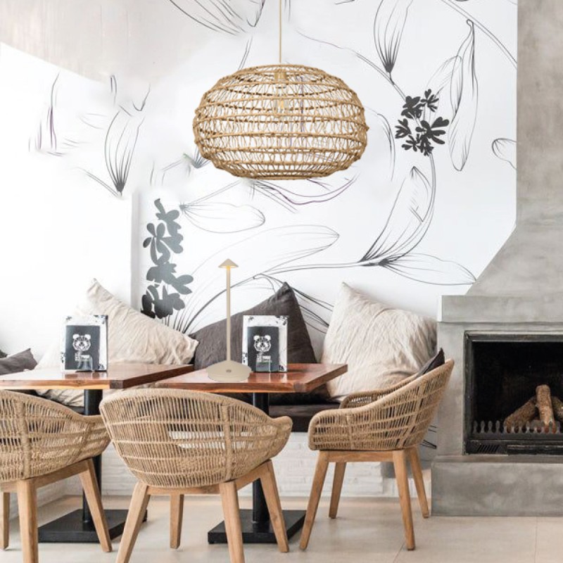 Inlight Επιτραπέζιο επαναφορτιζόμενο φωτιστικό 3CCT σε μπέζ απόχρωση (3031-Beige)