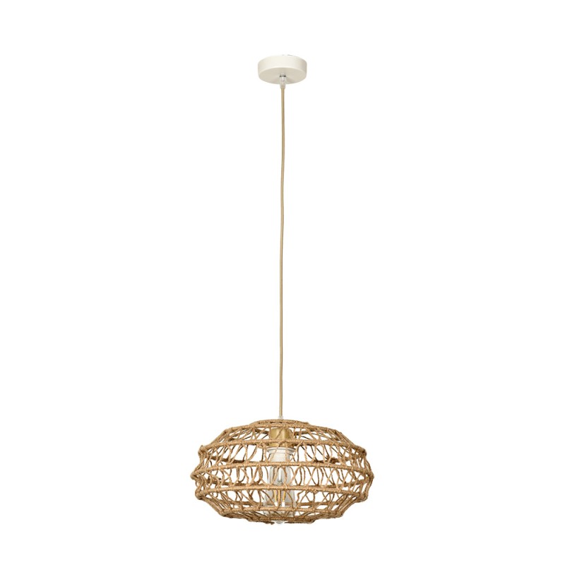 InLight Κρεμαστό Φωτιστικό από σχοινί 1xE27 D:35cm (4041-C)