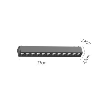 InLight Φωτιστικό LED 12W 3CCT για Ultra-Thin μαγνητική ράγα σε λευκή απόχρωση (by tuya and zigbee) D:23cmX2,4cm (T04605-WH) InLight Φωτιστικό LED 12W 3CCT για Ultra-Thin μαγνητική ράγα σε λευκή απόχρωση (by tuya and zigbee) D:23cmX2,4cm (T04605-WH)