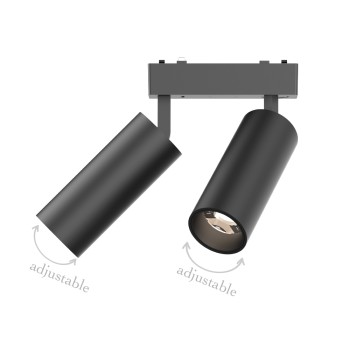 InLight Φωτιστικό LED 2x9W 3CCT για Ultra-Thin μαγνητική ράγα σε μαύρη απόχρωση D:16cmX4,4cm (T05205-BL) InLight Φωτιστικό LED 2x9W 3CCT για Ultra-Thin μαγνητική ράγα σε μαύρη απόχρωση D:16cmX4,4cm (T05205-BL)