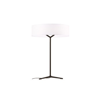 Inlight Επιτραπέζιο φωτιστικό από μέταλλο σε μαύρή απόχρωση και υφασμάτινο καπέλο 24W 3000K D:40cm (3050-Black) Inlight Επιτραπέζιο φωτιστικό από μέταλλο σε μαύρή απόχρωση και υφασμάτινο καπέλο 24W 3000K D:40cm (3050-Black)