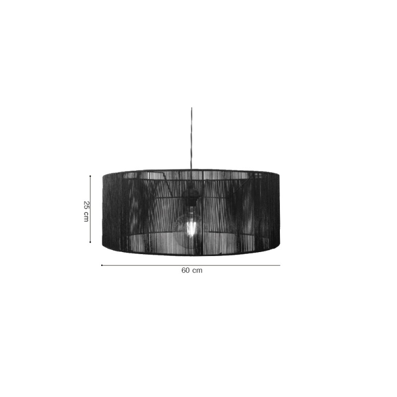 Inlight Κρεμαστό φωτιστικό με καπέλο απο ίνα 1xE27 D:60cm (4056-A) Inlight Κρεμαστό φωτιστικό με καπέλο απο ίνα 1xE27 D:60cm (4056-A)