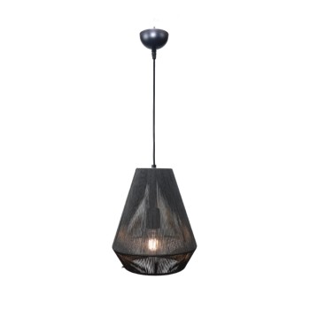 Inlight Κρεμαστό φωτιστικό με καπέλο απο ίνα 1xE27 D:25cm (4057-C) Inlight Κρεμαστό φωτιστικό με καπέλο απο ίνα 1xE27 D:25cm (4057-C)