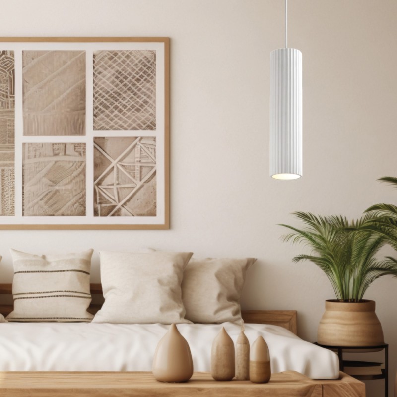 Inlight Κρεμαστό φωτιστικό λευκό από γύψο 1XGU10 D:30cm (4064-White) Inlight Κρεμαστό φωτιστικό λευκό από γύψο 1XGU10 D:30cm (4064-White)