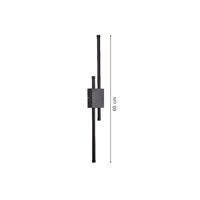 Inlight Επιτοίχιο φωτιστικό LED 19W 3CCT από μαύρο μέταλλο (43046-BL) Inlight Επιτοίχιο φωτιστικό LED 19W 3CCT από μαύρο μέταλλο (43046-BL)