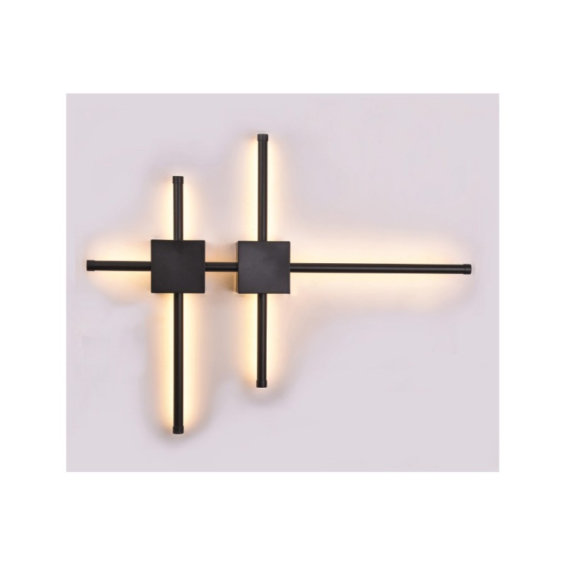 Inlight Επιτοίχιο φωτιστικό LED 21W 3CCT από μαύρο μέταλλο (43048-BL) Inlight Επιτοίχιο φωτιστικό LED 21W 3CCT από μαύρο μέταλλο (43048-BL)