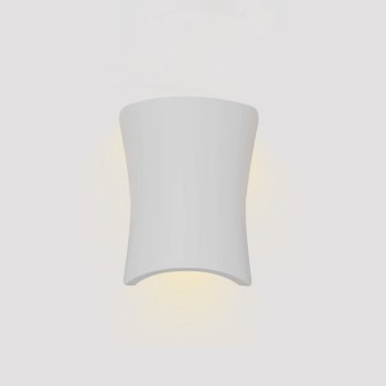 Inlight Επιτοίχιο φωτιστικό λευκό από γύψο 1XE14 D:21,5cm (43053-White) Inlight Επιτοίχιο φωτιστικό λευκό από γύψο 1XE14 D:21,5cm (43053-White)