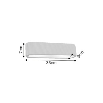 Inlight Επιτοίχιο λευκό φωτιστικό από γύψο 2XE14 D:35cm (43054-White) Inlight Επιτοίχιο λευκό φωτιστικό από γύψο 2XE14 D:35cm (43054-White)