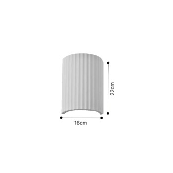 Inlight Επιτοίχιο λευκό φωτιστικό από γύψο 2XGU10 D:22cm (43055-White) Inlight Επιτοίχιο λευκό φωτιστικό από γύψο 2XGU10 D:22cm (43055-White)