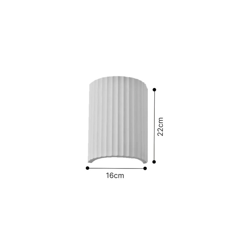 Inlight Επιτοίχιο λευκό φωτιστικό από γύψο 2XGU10 D:22cm (43055-White) Inlight Επιτοίχιο λευκό φωτιστικό από γύψο 2XGU10 D:22cm (43055-White)