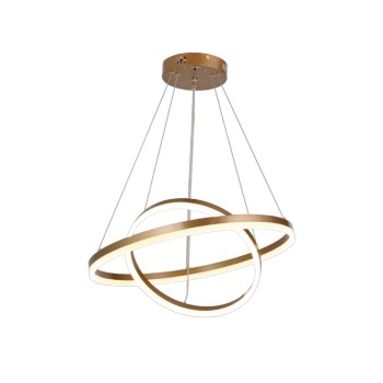 Inlight Κρεμαστό φωτιστικό LED 58W 3CCT (by switch on base)  D:60cm (6095-B-Golden) Inlight Κρεμαστό φωτιστικό LED 58W 3CCT (by switch on base)  D:60cm (6095-B-Golden)