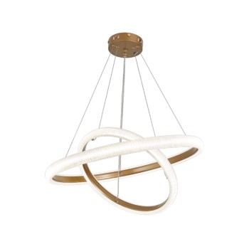 Inlight Κρεμαστό φωτιστικό LED 60W 3CCT (by switch on base) σε χρώμιο D:60cm (6102-Golden) Inlight Κρεμαστό φωτιστικό LED 60W 3CCT (by switch on base) σε χρώμιο D:60cm (6102-Golden)