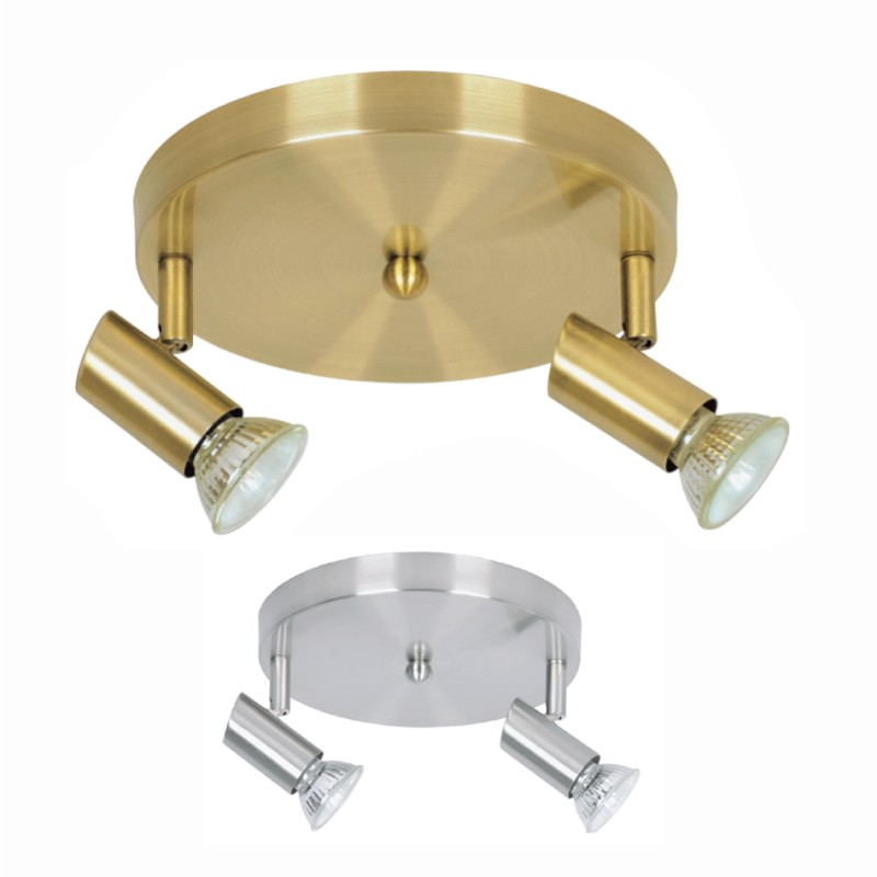 InLight Επιτοίχιο σποτ από μέταλλο σε οξυντέ απόχρωση 2XGU10 D:17cm (9075-2Φ-Οξυντέ) InLight Επιτοίχιο σποτ από μέταλλο σε οξυντέ απόχρωση 2XGU10 D:17cm (9075-2Φ-Οξυντέ)