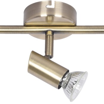 InLight Επιτοίχιο σποτ από μέταλλο σε οξυντέ απόχρωση 3XGU10 D:60cm (9076-3Φ-Οξυντέ) InLight Επιτοίχιο σποτ από μέταλλο σε οξυντέ απόχρωση 3XGU10 D:60cm (9076-3Φ-Οξυντέ)