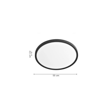 Inlight Πλαφονιέρα οροφής LED 40W 3CCT (by switch on base) σε λευκή απόχρωση D:50x2,5cm (42036-B-White) Inlight Πλαφονιέρα οροφής LED 40W 3CCT (by switch on base) σε λευκή απόχρωση D:50x2,5cm (42036-B-White)