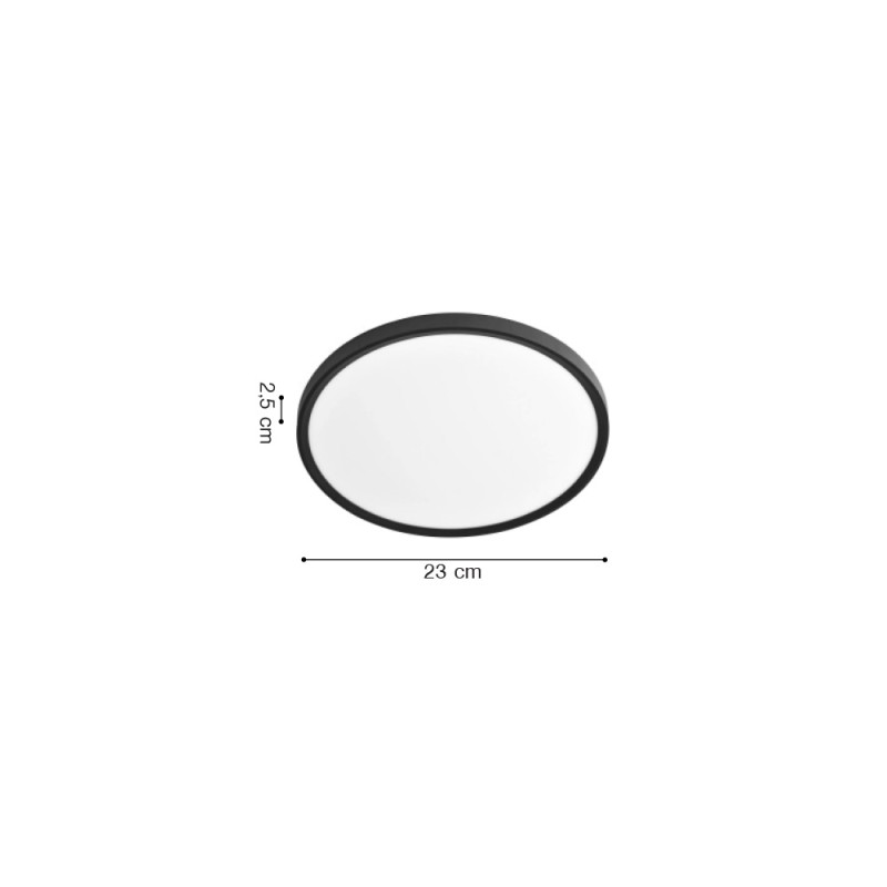 Inlight Πλαφονιέρα οροφής LED 18W 3CCT (by switch on base) σε λευκή απόχρωση D:23x2,5cm (42036-E-White) Inlight Πλαφονιέρα οροφής LED 18W 3CCT (by switch on base) σε λευκή απόχρωση D:23x2,5cm (42036-E-White)