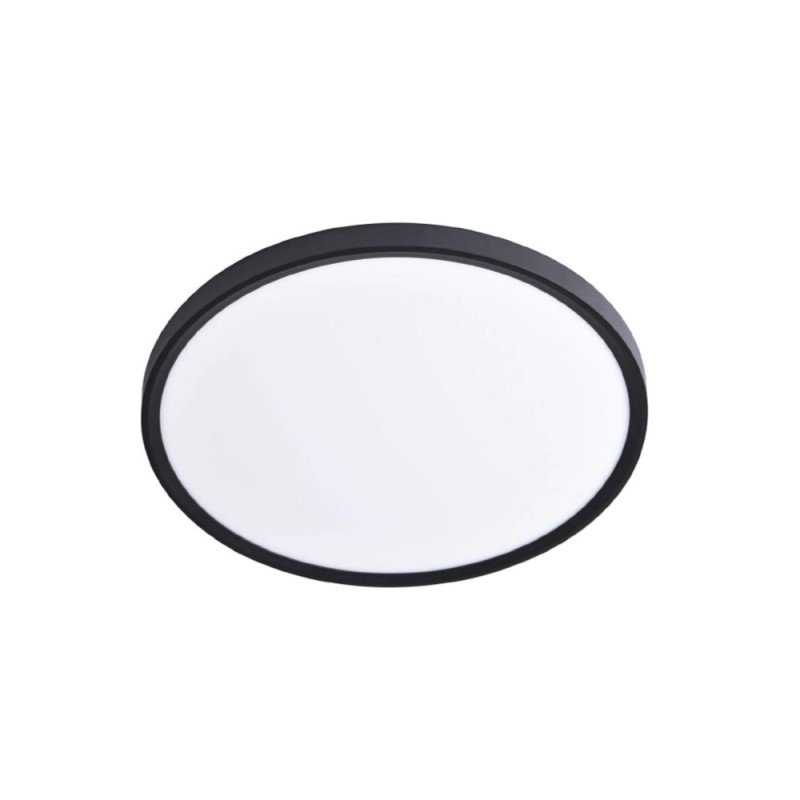 Inlight Πλαφονιέρα οροφής LED 40W 3CCT (by switch on base) σε μαύρη απόχρωση D:50x2,5cm (42036-B-Black) Inlight Πλαφονιέρα οροφής LED 40W 3CCT (by switch on base) σε μαύρη απόχρωση D:50x2,5cm (42036-B-Black)
