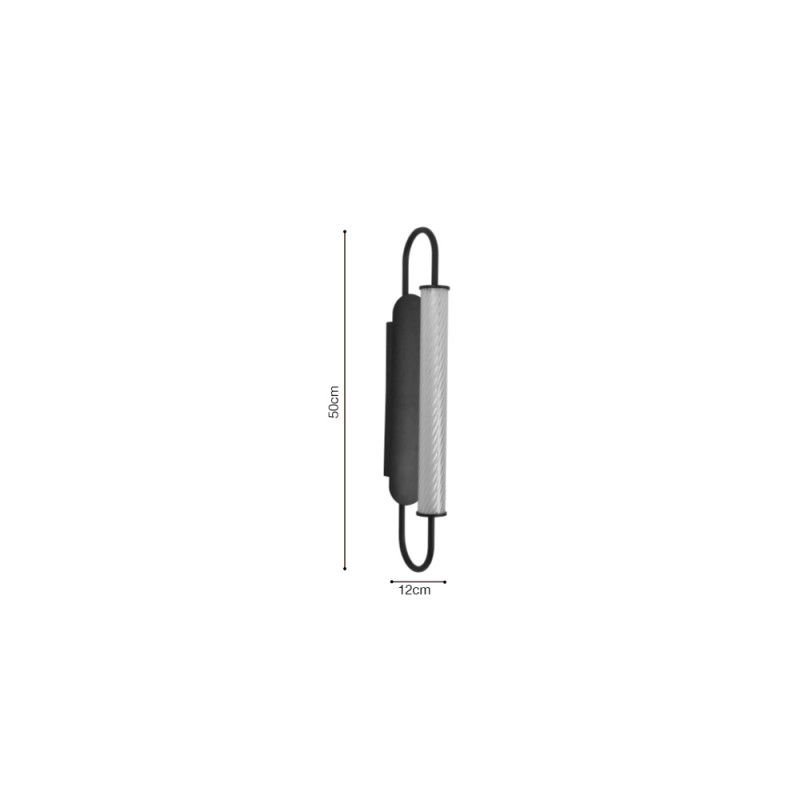 InLight Επιτοίχιο φωτιστικό LED 12W 3CCT σε χρυσαφί απόχρωση απο μέταλλο και ακρυλικό  D:12x50cm (43056-Golden) InLight Επιτοίχιο φωτιστικό LED 12W 3CCT σε χρυσαφί απόχρωση απο μέταλλο και ακρυλικό  D:12x50cm (43056-Golden)