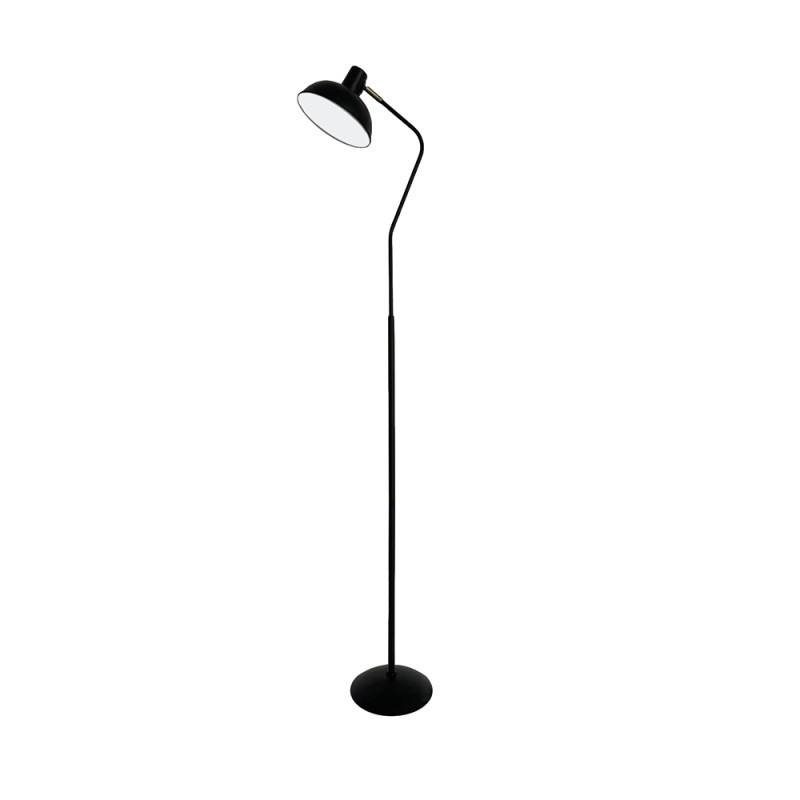 InLight Επιδαπέδιο φωτιστικό από μαύρο μέταλλο 1XE27 D:150cm (45029-Black) InLight Επιδαπέδιο φωτιστικό από μαύρο μέταλλο 1XE27 D:150cm (45029-Black)