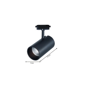 InLight Σποτ 10W μονοφασικής ράγας σε λεύκο χρώμα (T1-05400-White) InLight Σποτ 10W μονοφασικής ράγας σε λεύκο χρώμα (T1-05400-White)