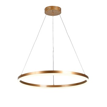 Inlight Κρεμαστό φωτιστικό LED 45W 3CCT (by switch on base) D:60cm (6095-C-Golden) Inlight Κρεμαστό φωτιστικό LED 45W 3CCT (by switch on base) D:60cm (6095-C-Golden)
