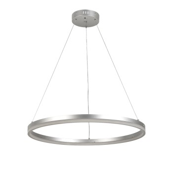 Inlight Κρεμαστό φωτιστικό LED 45W 3CCT (by switch on base)  D:60cm (6095-C-Silver) Inlight Κρεμαστό φωτιστικό LED 45W 3CCT (by switch on base)  D:60cm (6095-C-Silver)