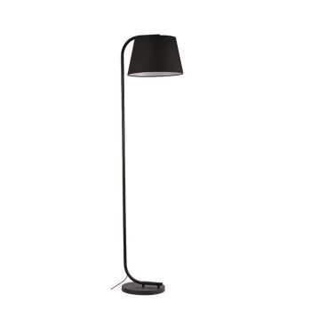 Inlight Επιδαπέδιο φωτιστικό από μαύρο μέταλλο 1XE27  (45027-Black) Inlight Επιδαπέδιο φωτιστικό από μαύρο μέταλλο 1XE27  (45027-Black)