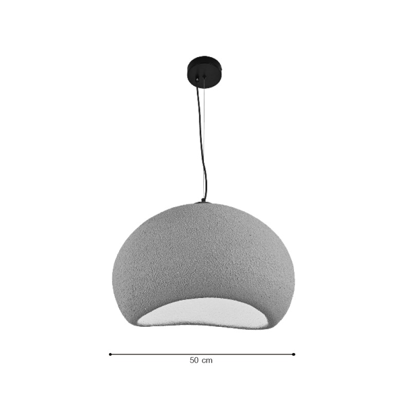 InLight Κρεμαστό φωτιστικό από Fiberglass 1XE27 D:50cm (4053-B) InLight Κρεμαστό φωτιστικό από Fiberglass 1XE27 D:50cm (4053-B)