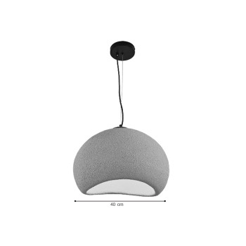 InLight Κρεμαστό φωτιστικό από Fiberglass 1XE27 D:40cm (4053-C) InLight Κρεμαστό φωτιστικό από Fiberglass 1XE27 D:40cm (4053-C)