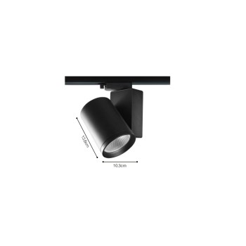 InLight Σποτ τριφασικής ράγας LED 30W 3CCT με επιλογή εναλλαγής μοιρών σε μαύρη απόχρωση D:10,3cmX13,6cm ( T3-06500-Black) InLight Σποτ τριφασικής ράγας LED 30W 3CCT με επιλογή εναλλαγής μοιρών σε μαύρη απόχρωση D:10,3cmX13,6cm ( T3-06500-Black)