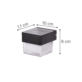 it-Lighting Grenada-LED 2W 3CCT Solar Wall Light in Black Color (80204410S) it-Lighting Grenada-LED 2W 3CCT Solar Wall Light in Black Color (80204410S)