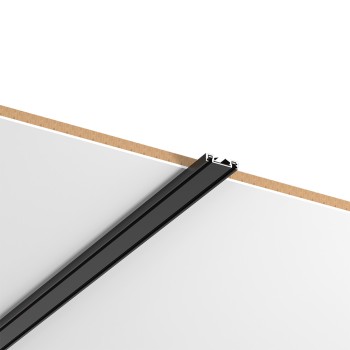 Inlight Ultra-Thin μαγνητική ράγα σε μαύρη απόχρωση D:3m (TR007-3-Black)