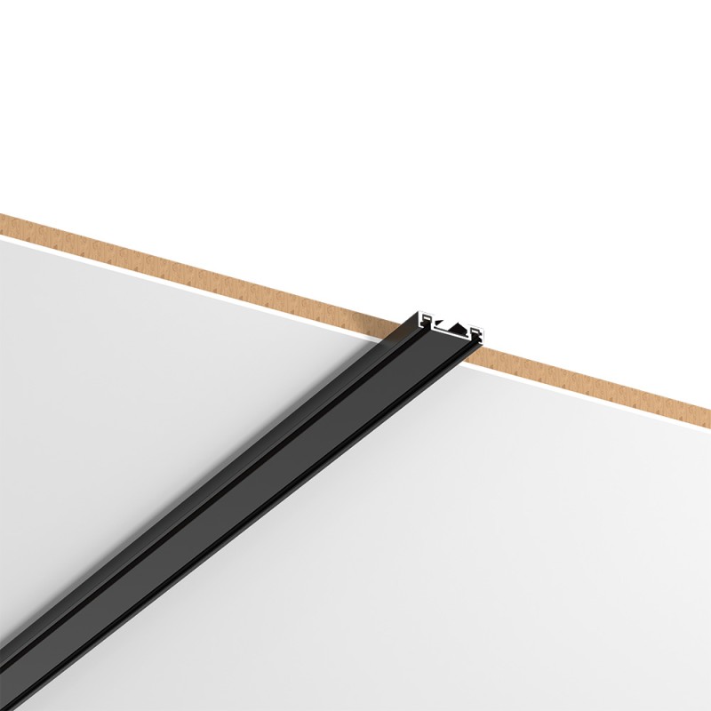 Inlight Ultra-Thin μαγνητική ράγα σε μαύρη απόχρωση D:3m (TR007-3-Black) Inlight Ultra-Thin μαγνητική ράγα σε μαύρη απόχρωση D:3m (TR007-3-Black)