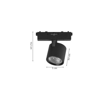 Inlight Φωτιστικό LED 7W 3CCT για Ultra-Thin μαγνητική ράγα σε λευκή απόχρωση D:5X15,2X9,5cm (TMU0100-White) Inlight Φωτιστικό LED 7W 3CCT για Ultra-Thin μαγνητική ράγα σε λευκή απόχρωση D:5X15,2X9,5cm (TMU0100-White)