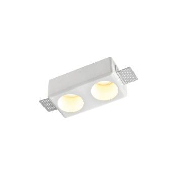 Inlight Χωνευτό τετράγωνο σποτ από γύψο 2XGU10 D:15cm (Χ0012-WH) Inlight Χωνευτό τετράγωνο σποτ από γύψο 2XGU10 D:15cm (Χ0012-WH)