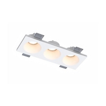 Inlight Χωνευτό σποτ από γύψο 3XGU10 D:31cm (Χ0016-WH) Inlight Χωνευτό σποτ από γύψο 3XGU10 D:31cm (Χ0016-WH)
