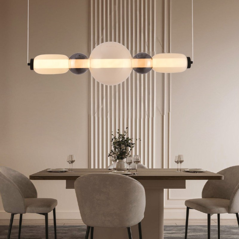 Inlight Κρεμαστό φωτιστικό LED 50W από γυαλί D:80x20cm (4078-Smoky) Inlight Κρεμαστό φωτιστικό LED 50W από γυαλί D:80x20cm (4078-Smoky)