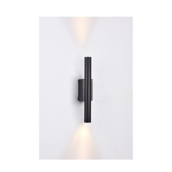 Inlight Επιτοίχιο φωτιστικό LED 2*5W 3000K σε μαύρη απόχρωση απο αλουμίνιο D:30x6cm (43061-Black) Inlight Επιτοίχιο φωτιστικό LED 2*5W 3000K σε μαύρη απόχρωση απο αλουμίνιο D:30x6cm (43061-Black)