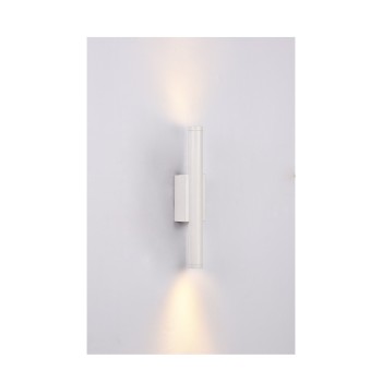 Inlight Επιτοίχιο φωτιστικό LED 2*5W 3000K σε λευκή απόχρωση απο αλουμίνιο D:30x6cm (43061-White) Inlight Επιτοίχιο φωτιστικό LED 2*5W 3000K σε λευκή απόχρωση απο αλουμίνιο D:30x6cm (43061-White)