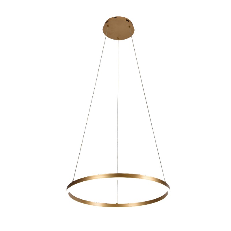 Inlight Κρεμαστό φωτιστικό LED 45W 3CCT (by switch on base) D:100cm (6095-AA-Golden) Inlight Κρεμαστό φωτιστικό LED 45W 3CCT (by switch on base) D:100cm (6095-AA-Golden)