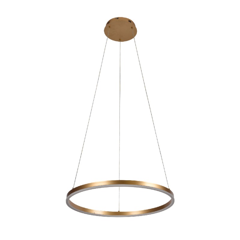 Inlight Κρεμαστό φωτιστικό LED 45W 3CCT (by switch on base) D:100cm (6095-AA-Golden) Inlight Κρεμαστό φωτιστικό LED 45W 3CCT (by switch on base) D:100cm (6095-AA-Golden)