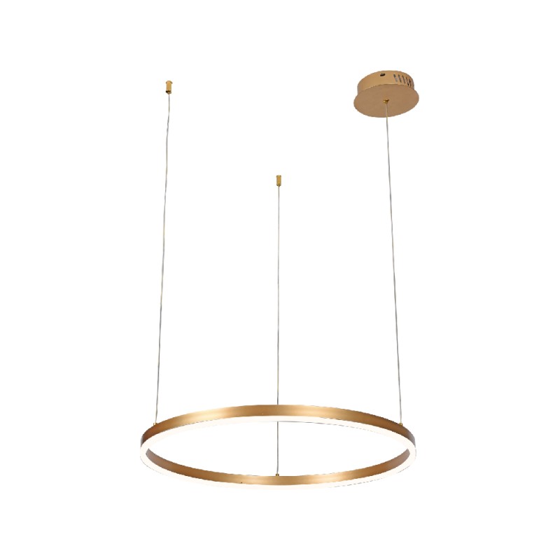 Inlight Κρεμαστό φωτιστικό LED 45W 3CCT (by switch on base) D:100cm (6095-AA-Golden) Inlight Κρεμαστό φωτιστικό LED 45W 3CCT (by switch on base) D:100cm (6095-AA-Golden)