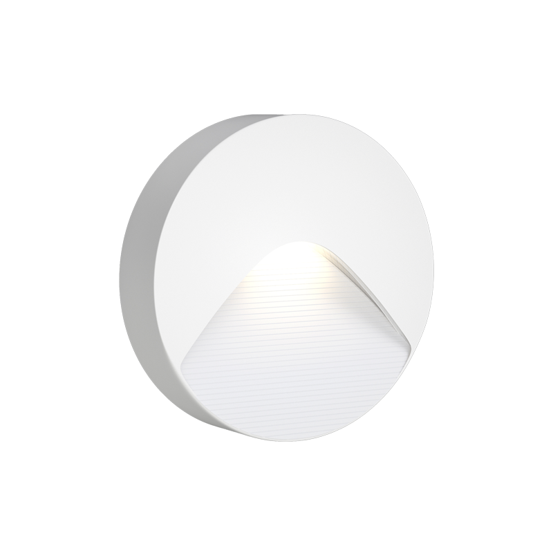 it-Lighting Horseshoe LED 2W 3CCT Outdoor Wall Lamp White D:12.8cmx3cm (80201920)