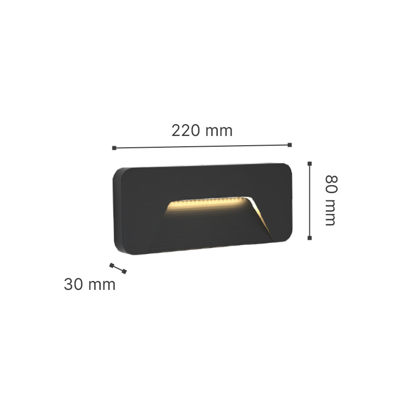 it-Lighting Kentucky LED 3W 3CCT Outdoor Wall Lamp Grey D:22cmx8cm (80202030) it-Lighting Kentucky LED 3W 3CCT Outdoor Wall Lamp Grey D:22cmx8cm (80202030)