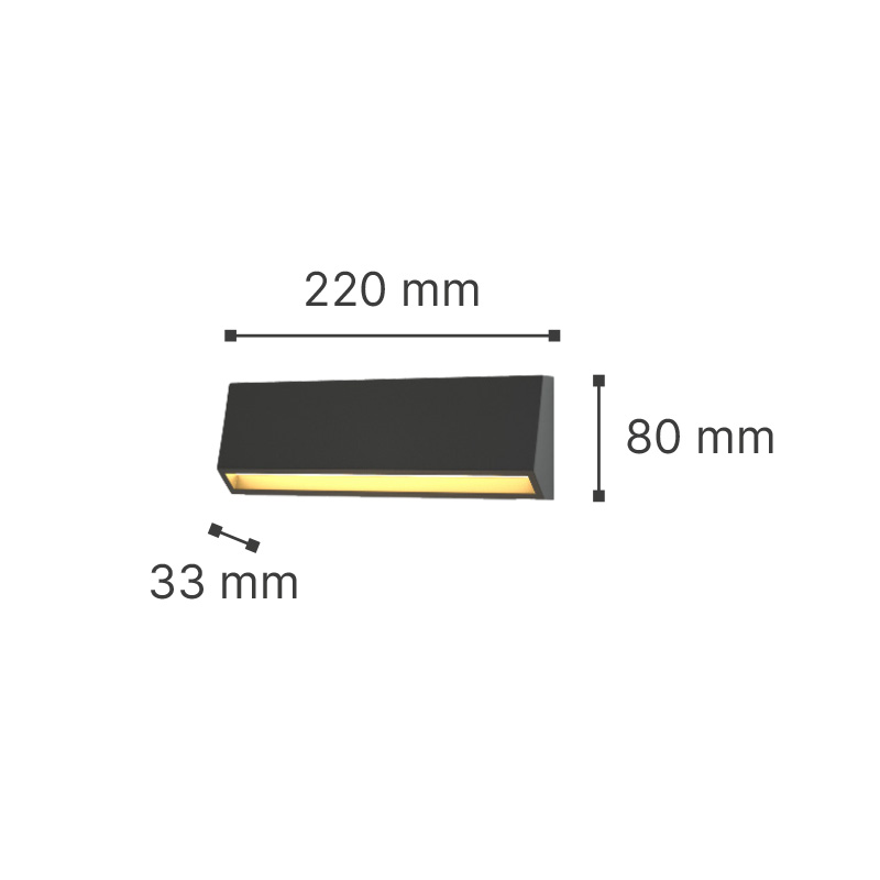 it-Lighting Blue LED 4W 3CCT Outdoor Wall Lamp Anthracite D22cmx8cm (80202340) it-Lighting Blue LED 4W 3CCT Outdoor Wall Lamp Anthracite D22cmx8cm (80202340)