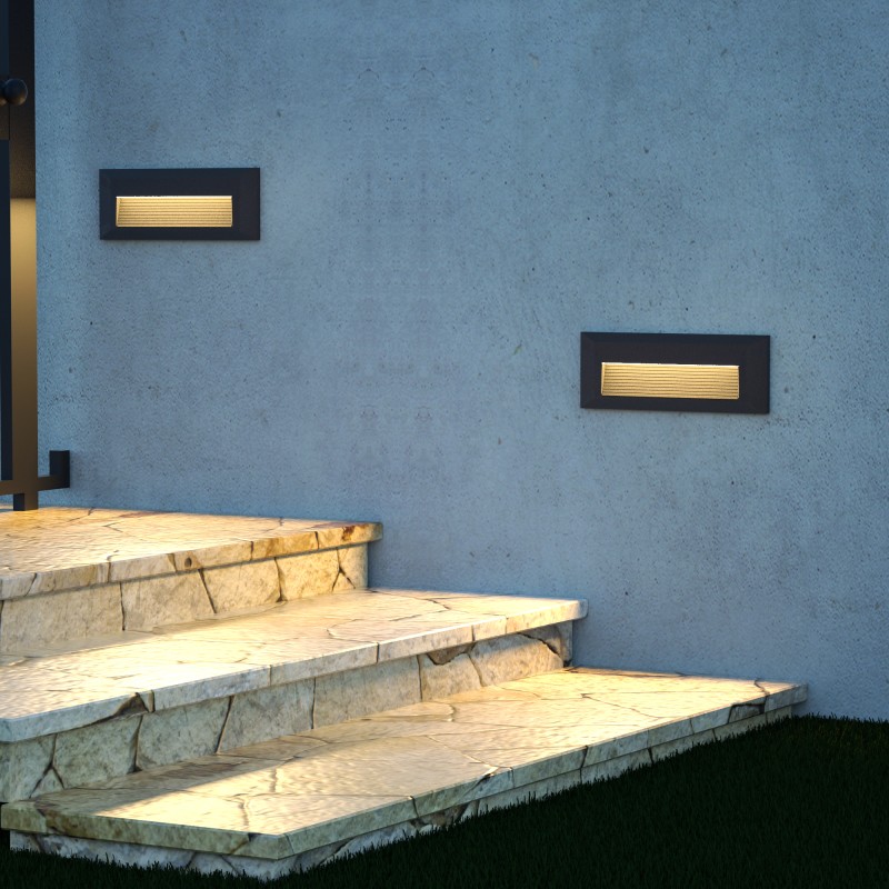 it-Lighting Mono LED 3W 3CCT Outdoor Wall Lamp White D:22cmx2.8cm (80201720)