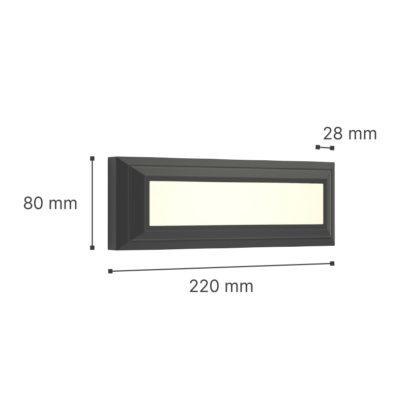 it-Lighting Willoughby LED 4W 3CCT Outdoor Wall Lamp White D:22cmx8cm (80201320)